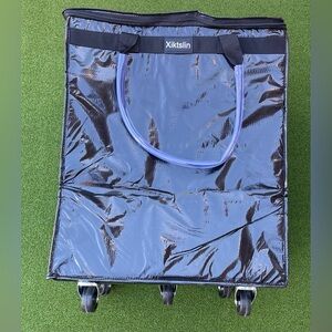 Xiktslin reusable rolling grocery bag